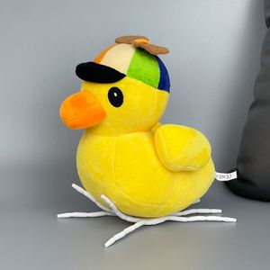 Spot Timmybaoplush met hoed, Timmy Duck Plush -pop, schooltas, hangende accessoires, kindervakantiegeschenken, schattige poppengroothandel