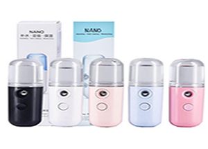 Dispositivo de pulverización, pulverizador hidratante portátil USB, Mini pulverizador de niebla práctico Nano, recargable por USB, Mini instrumento de belleza EEA16858227825