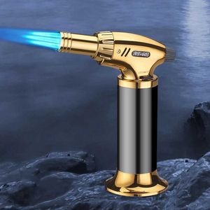 Pistolet de pulvérisation de cuisine, trois Turbo métal flamme bleue, briquet sans gaz, accessoires pour fumer, barbecue coupe-vent, soudage de bijoux