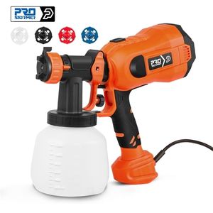 Spuitpistolen 600W/750W Elektrisch pistool 1000 ml/1200 ml HVLP High Power Home Paint ER Flow Control Easy ing 4 Nozzels door Prostormer 221007