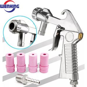 Spray Guns Sandblaster Feed Blast Sandblasting Abrasive Tool Ceramic Nozzles Tips Kit Pneumatic Tools 221118