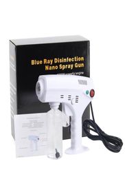 Máquina pulverizadora para desinfectante, pistola pulverizadora Nano Mist con rayo azul para desinfección con alcohol 75 DHL Fedex Fast 3512217