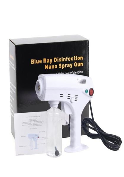 Machine de pulvérisation pour désinfectant, pistolet de pulvérisation à brouillard Nano avec rayon bleu pour la désinfection de l'alcool 75 DHL Fedex Fast 3512217