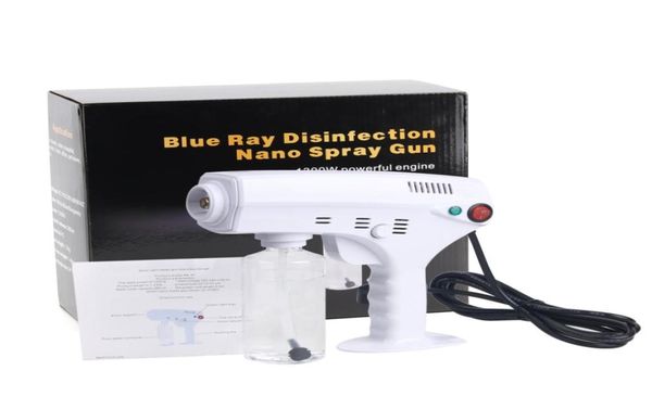 Machine de pulvérisation pour désinfectant, pistolet de pulvérisation à brouillard Nano avec rayon bleu pour la désinfection de l'alcool 75 DHL Fedex Fast 5281438