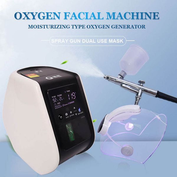 Machine faciale à dôme d'oxygène O2toDerm, concentrateur d'oxygène par pulvérisation