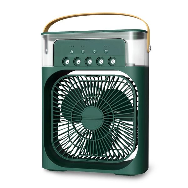 Pulvérisation petit ventilateur cinq trous Humidification petit réfrigération climatiseur Mini ventilateur refroidi à l'eau silencieux refroidisseur d'air Portable