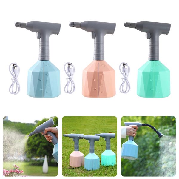 Pulvérisateurs 1L pulvérisateur de jardin électrique automatique plante monsieur vaporisateur bouteille pour maison fleur intérieur portable arrosoir pompe à eau sans fil