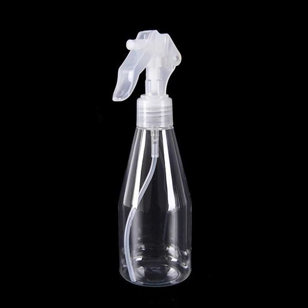 Pulverizadores 200 ml de botella de plástico portátil de plástico transparente maquillaje atomizador de humedad botella de rociador de niebla fina herramientas para peluquería