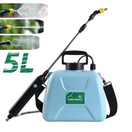 SPRAYERS 5L Elektrische tuin Automatische atomisatie USB Oplaadbare plantenfles sprinkler Waterverhuizing kan irrigeren 230113