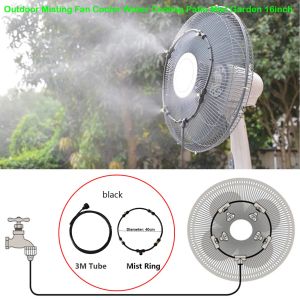 Sproeiers Vernevelingssysteem Fan Cooling Draagbare Patio Tuin Spray Sprinkler Mist Kit Mist Fan Nozzles Kit Water Mist Sproeier 3 m