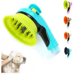 Pulvérisateurs animaux de compagnie peigneux massage pomme de douche de la tête de bain brosse chiens chats douche de douche peigne peigne lavage des accessoires