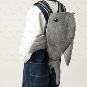 Sprayground Sac à dos Nouveau créateur de mode sac à dos Trend Zoo Whale Shark Backpack Whale Niche Brand de mode pour hommes et femmes Sac à dos