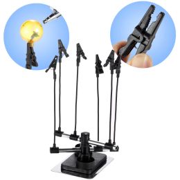 SplayPistolen Airbrush Hobby Modèle Pièce de pièce Six Alligator Clip Stand Taple Gun Pièces Pièces