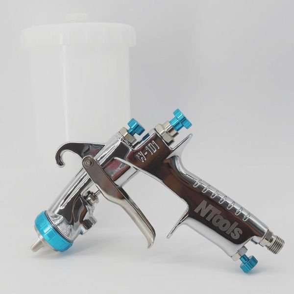 Spraypistolen W101 SPRAY GUN Pistolet de pulvérisation d'air Pistolet de pulvérisation de peinture à air, 1,0/1,3/1,5/1,8 mm Qualité japonaise, Pistolet à peinture avec outils pneumatiques en plastique/métal