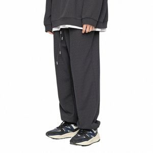 Printemps 2022 Fi Lâche Surdimensionné Pantalon de survêtement Japonais Streetwear Courir Pantalon de sport Harajuku Pantalon de jogging Hommes Joggers B3oE #