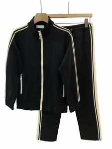 lente en antumn topkwaliteit heren katoenen trainingspak slongsleeve casual sportpak aziatische maat m-3xl zwarte kleur