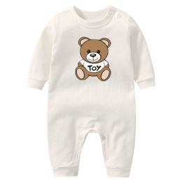 Printemps et automne bébé barboteuses à manches longues barboteuse nouveau-né fille garçon vêtements coton combinaison enfants pyjama