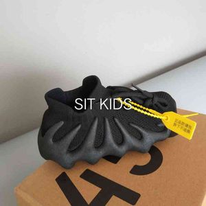 Zapatos deportivos de tejido volador neutral para niños y niñas de primavera y otoño, zapatos de ocio de versión coreana con zapatos de papá de suela blanda de pulpo
