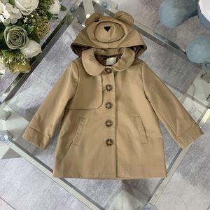 Enfants Vestes Bébé Enfant Manteaux Designer Zipper Vêtements Enfants Mince Sweat À Capuche Marque De Luxe Printemps Automne À Manches Longues Top Lettre Kid vêtements taille 100 cm-160 cm