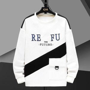 Primavera y otoño Sudadera para hombre Moda coreana Ropa de calle Manga larga Top Punk Sudadera con capucha Ropa juvenil Harajuku Jersey suelto 240228