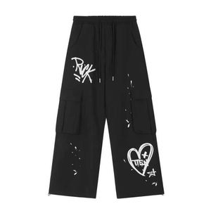 Spring and Automne Nouveau pantalon de travail de travail de poche 3D Marque de mode pour femmes Pantalons de travail polyvalent