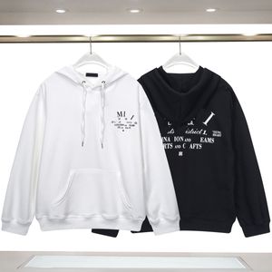 Printemps et automne nouveaux sweats à capuche Miri lettre logo personnage artistique pulls pour hommes et femmes manteau à capuche sport fermeture éclair ample mode fermetures à manches longues