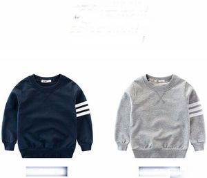 Printemps et automne nouveau style de pull 1-8 ans garçon bébé beau pull rayé lâche pull à manches longues décontracté vêtements pour enfants