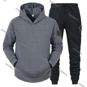 Spring and Automn Tracksuits Stone Islamd Tracksuit Fashion Classic Jacket Solid Casual Sports Suit Men's Men's Two Piece Hooded Zipper Top 566