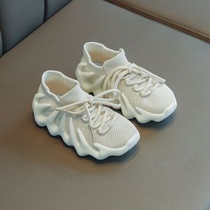 Primavera y verano malla transpirable niños Fly Woven Casual niños zapatos para correr para niños tendencia zapatos deportivos para niñas