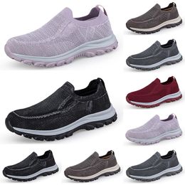 Printemps et été âgés Nouveaux chaussures Mens One Step Walking Chaussures Soft Sole Casual Shoes gai Womens Walking Chaussures 39-44 29