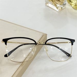 Lente en zomer groot vierkante bril frame eenvoudige doos casual mannen vrouwen temperamentplaat bril h00063 high-end kwaliteit w220423