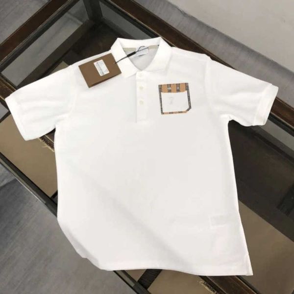 Printemps et été T-shirts pour hommes Polos Designer à manches courtes Casual Tb Warhorse Poches brodées polos T-shirt en pur coton