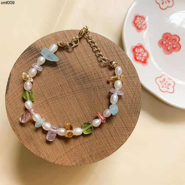 Monsoon de printemps et d'été Fashion Créative Alien Colore Natural Natural Freshwater Stone Pearl Bracelet Simple Elegant