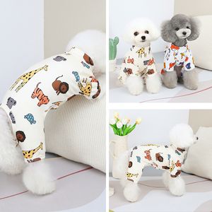 Lente en zomer nieuwe hond kleding kat tijger vier-legged home kleding huisdier levert dier schattig print klein medium