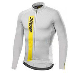 Spring / Autum Mavic Pro Team Bike Heren Fietsen Lange Mouwen Jersey Road Racing Shirts Rijden Fiets Tops Ademend Outdoor Sports Maillot S21042959