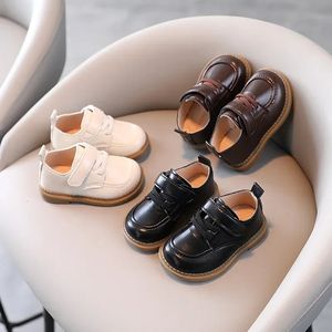 lente herfst baby leren schoenen peuter oxfords kleine kinderen kleding schoenen babyjongen loafers casual babyschoenen bruin 240220