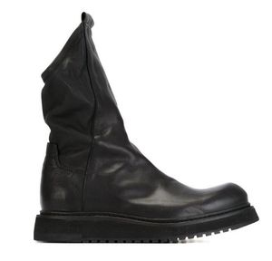 Printemps automne Style britannique mince semelle épaisse couture en cuir véritable hommes mi-mollet équitation bottes d'équitation hiver en peluche à l'intérieur pour les garçons bottes de fête 38-44