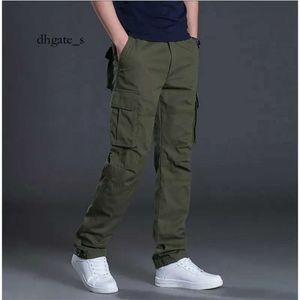 Lente Herfst Cargo Casual Heren Baggy Normale Katoenen Broek Mannelijke Combat Tactische cargobroek Multi Zakken