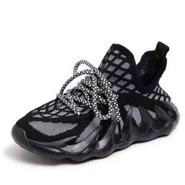 Primavera Autunno Bambini Boy Woven Fly Shoes Bambini Casual Sneakers per ragazze G220527