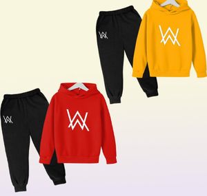 Printemps automne sweats à capuche pantalon ensemble nouveau décontracté garçon 039S pull 3d imprimé à manches longues 4t 14t Alan Walker Tee mode 42676874222857