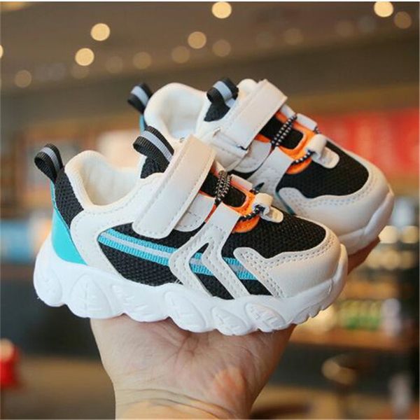 Primavera otoño niños zapatillas casuales zapatos para bebés pequeños zapatos deportivos para niños y niñas zapatos antideslizantes de suela blanda para bebés