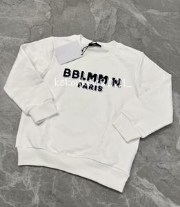 Sweat-shirt en coton pour enfants, haut de qualité, lettre à la mode, sweat à capuche à manches longues, pour garçons et filles, vêtements décontractés pour enfants, printemps-automne