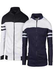 Spring Autumn Men Golf Jackets Aumenta Posquejo a rayas Jackets de ajuste delgado para hombres Casual Sport Jacket Man Man Man Sportwear Tops8796531