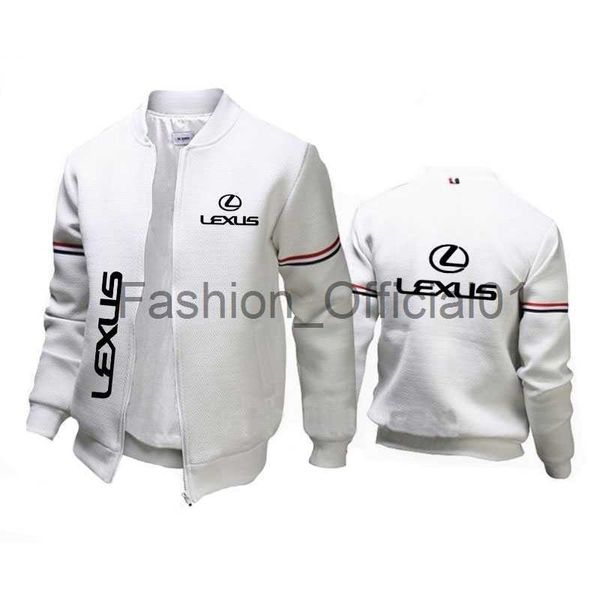 Sweat-shirt de veste de veste pour hommes de printemps Lexus Imprimé de voiture de haute qualité en plein air veste pour hommes.