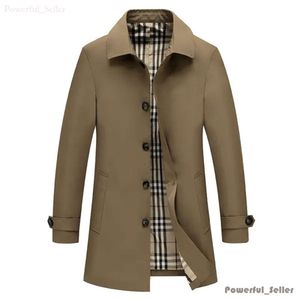 Lente Herfst Heren Casual Trenchcoat Herenjassen Mode Windjack Slanke Turtle Neck Trenchcoats Bovenkleding Jassen Topkwaliteit Cargidan Kleding M-4XL 12