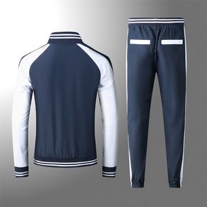 Primavera Otoño Hombres Chándales Polo Sudaderas Cocodrilo Bordado Jogger Traje deportivo Juego para hombre Ropa deportiva Conjunto Chándales para hombres Tallas grandes M-2XL