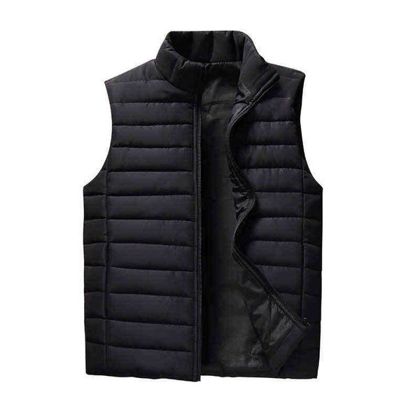 Printemps automne hommes gilet 2021 nouveau élégant grande taille 5XL chaud sans manches veste hommes hiver gilet hommes gilet manteaux décontractés G1115