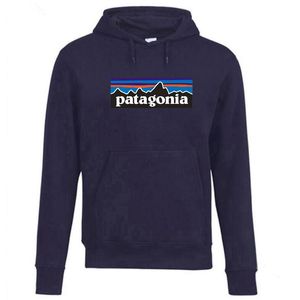 Moletom masculino primavera outono novo moletom de lã com capuz estampado letras montanha