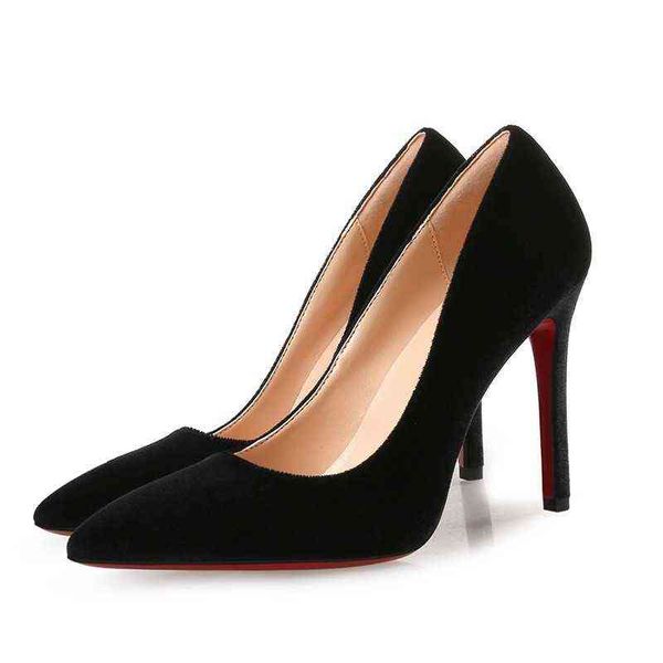 Printemps Automne Nouveau Bout Pointu Talons Hauts Escarpins En Daim Escarpins Banquet Chaussures Simples Femmes De Mariage Talons Hauts Dames Chaussures Habillées G220527