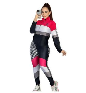 Survêtements pour femmes, marque de luxe, ensemble 2 pièces décontracté, costume de sport de styliste, nouvelle collection printemps automne